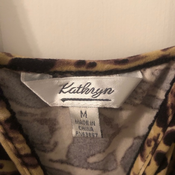 Kathryn Animal Print Sleeveless Dress - Picture 2 of 3